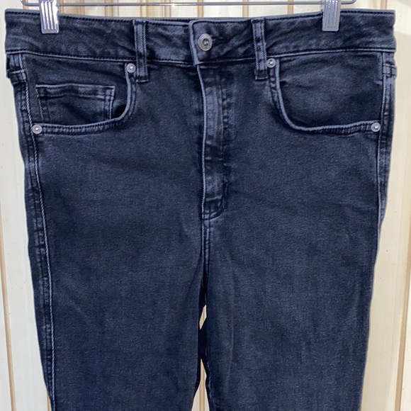 We the Free High Rise Raw Hem Skinny Jeans Black - Picture 3 of 12